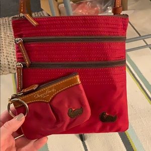 Crossbody and coin pouch.